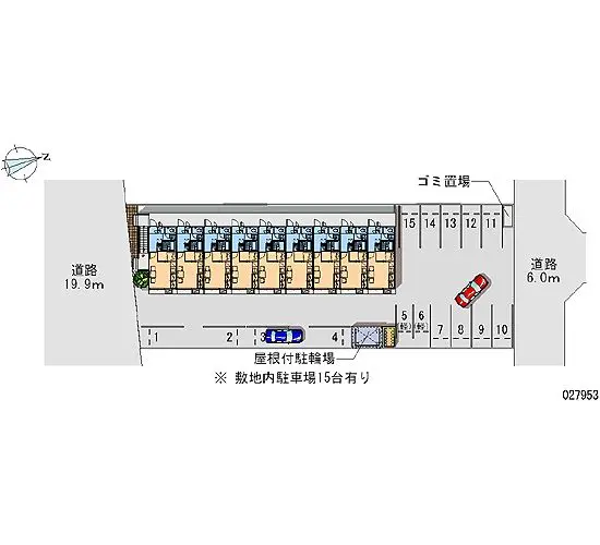 ★手数料０円★高岡市赤祖父　月極駐車場（LP）